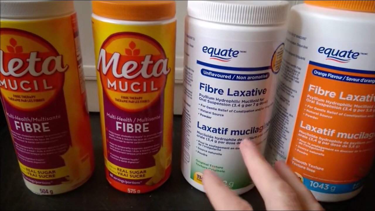 Fiber supplement comparison for mild and severe constipation