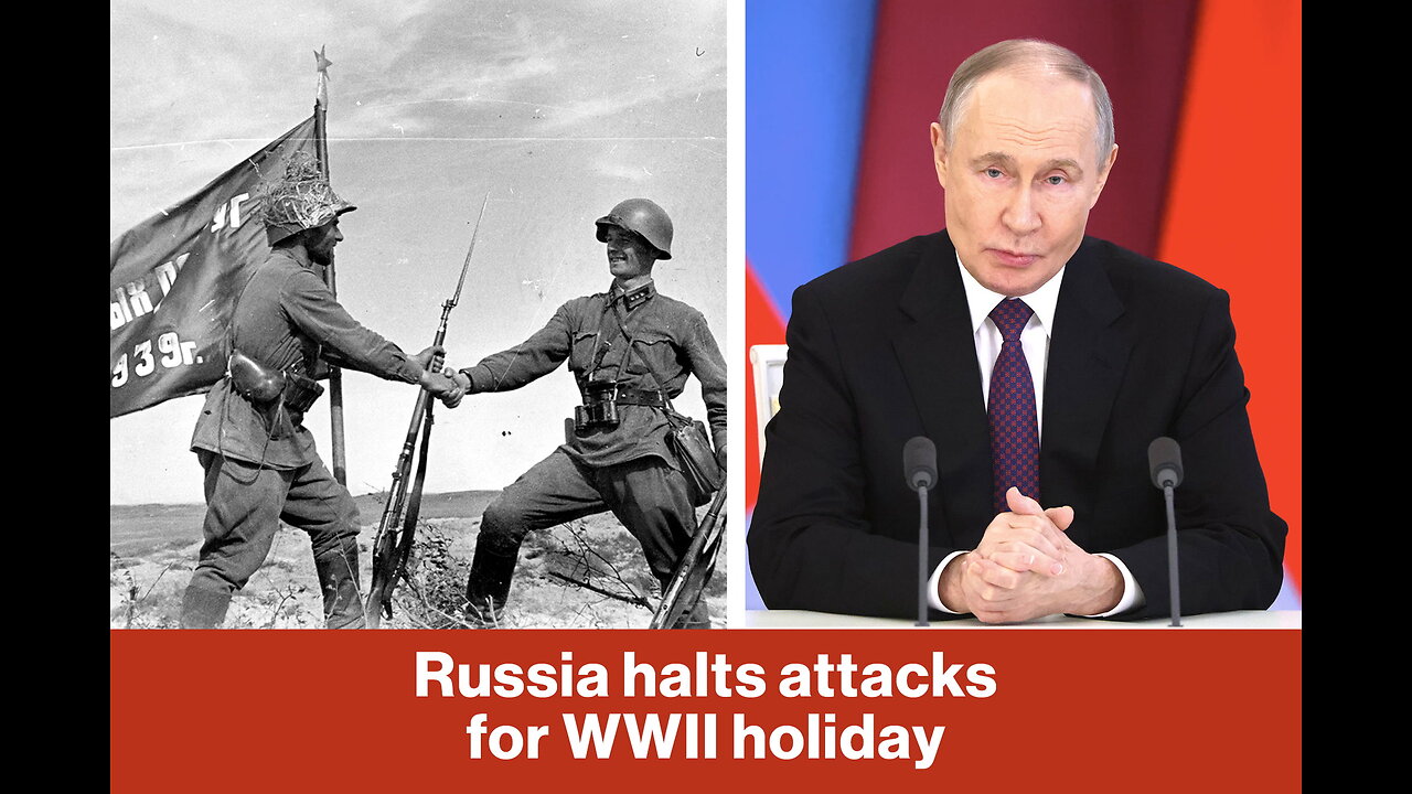 Russia halts attacks for WWII holiday | Reporter Replay