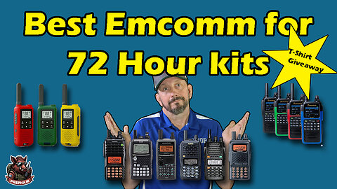 What radios are BEST for 72 Hour EmComm? - Sunday Night Ragchew Ep. 76