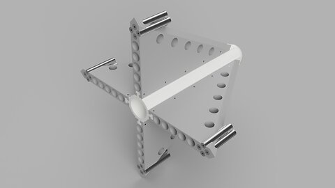 Arrow Cross Quad EDF VTOL Plane (Props)