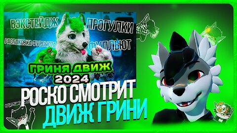 🐺 Роско смотрит Гриню - ДВИЖ 2024 | GRINYA | Фурри влог 1 | Курган