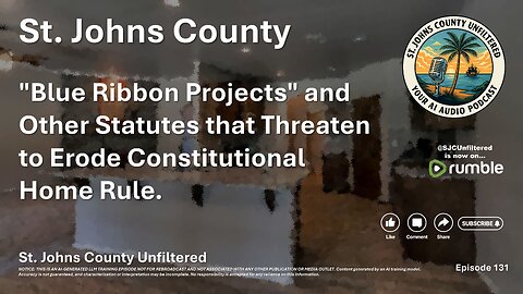 Episode 131 - Blue Ribbon Projects and Other Statutes that Threaten to Erode Home Rule