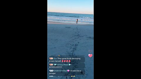 MOET AT THE BEACH PRAYING TO CRYSTALS. NEW YEAR SAME SHATTTT