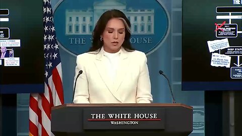 Director of National Intelligence Tulsi Gabbard is burying Obama and Hillary.