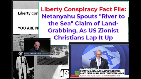 Liberty Fact File: Netanyahu Openly Thirsts for Gaza, While US Zionists Back Him