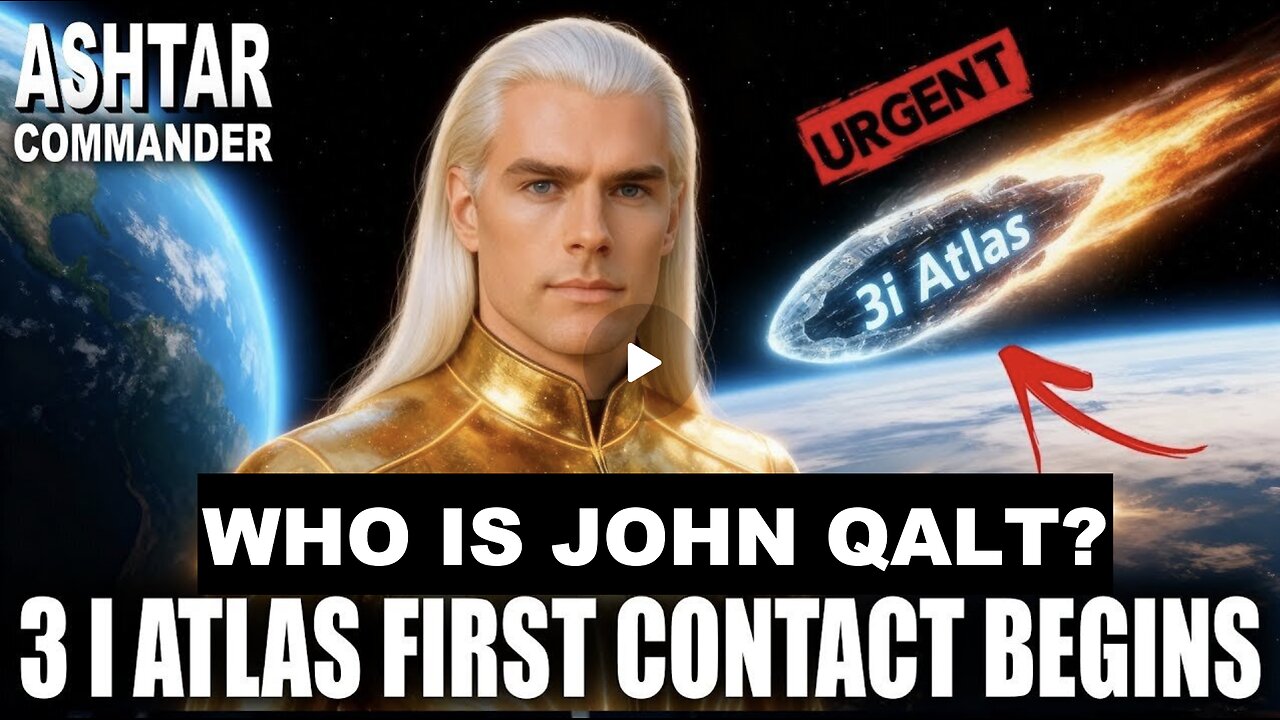 3I ATLAS FIRST CONTACT BEGINS” A cosmic revelation the world wasn’t ready for. WHO IS JOHN QALT?