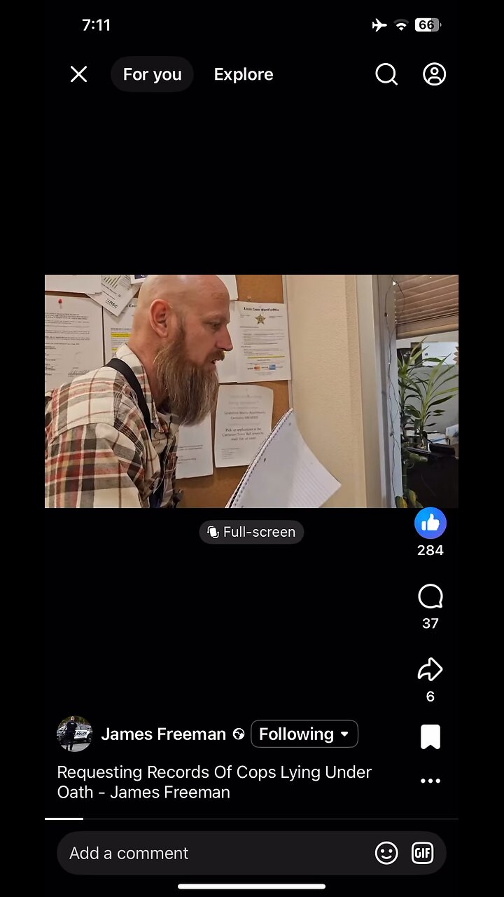 James Freeman requesting documents