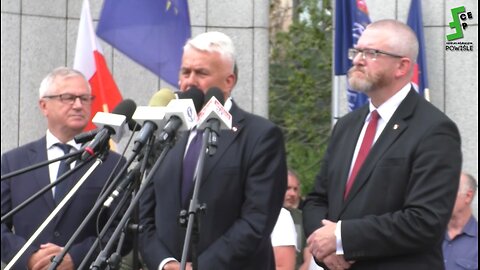 Sławomir ZAWIŚLAK: Przeciwko oszczerstwom - Konferencja pod Pomnikiem Polskiego Państwa Podziemnego