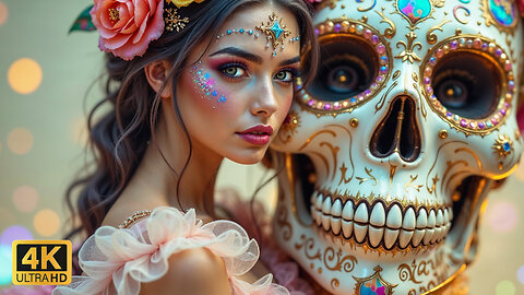 Sugar Skulls: Dia de los Muertos Beautiful Animation AI Short film AI Music video