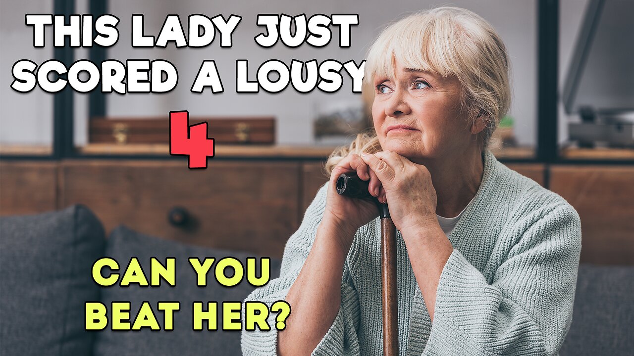 Can you beat this nice lady?