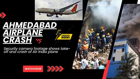 Ahmedabad Plane Crash Video Shows Moments of Destruction Live