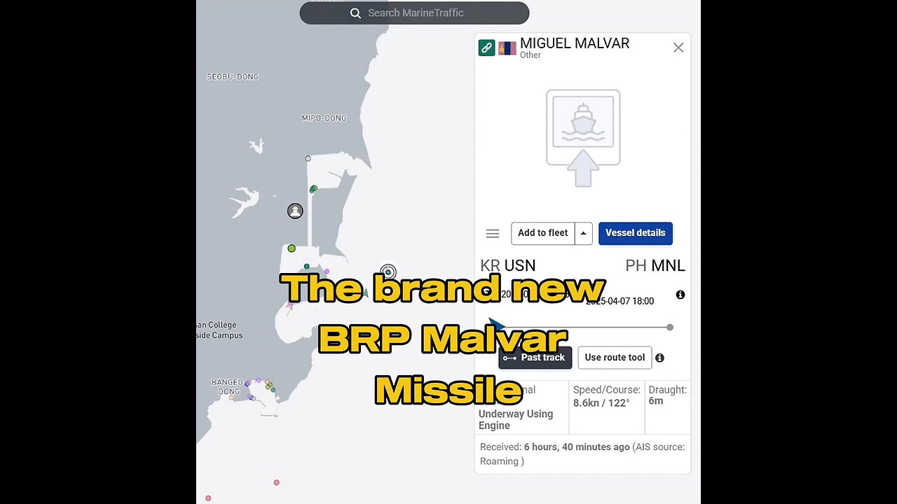 The brand new BRP Malvar Missile Corvette of the Navy started its Journey to the Philippines