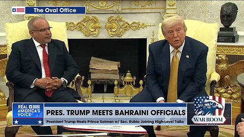 Live From Oval Office: President Trump Meets With Bahraini Officials