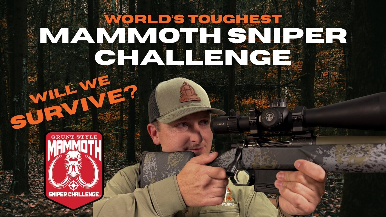 Will We Survive the Toughest Sniper Challenge in the World? - The Mammoth Sniper Challenge