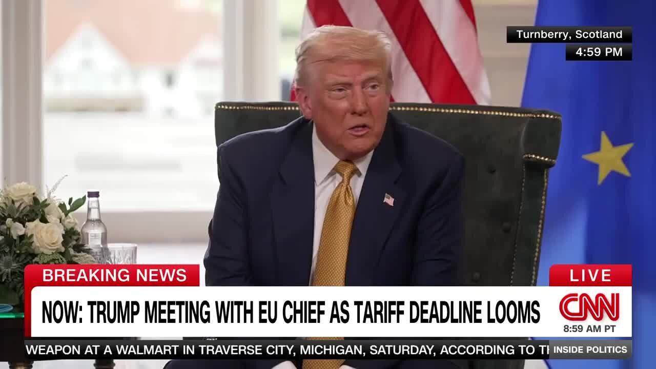 Reporter Asks Trump if He’s in a ‘Bad Mood’ Because He Had a ‘Bad Morning of Golf’