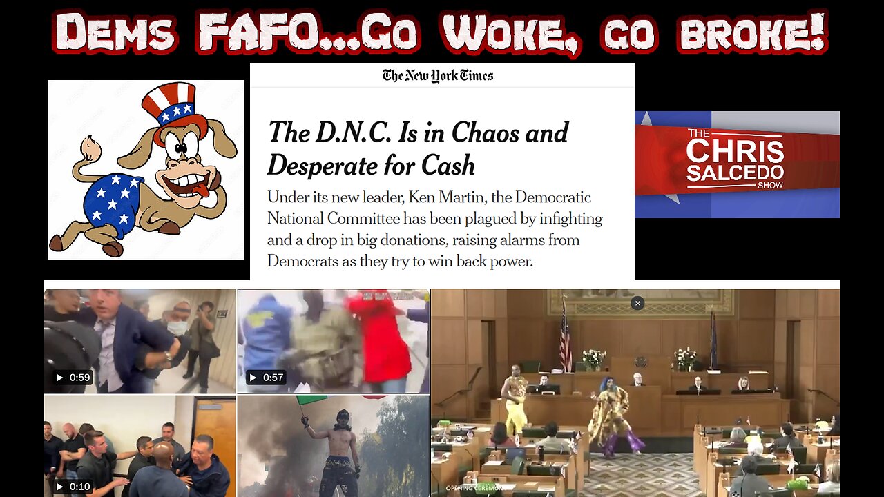 USAID Money Stops & Suddenly Dems Can't Pay Their Bills