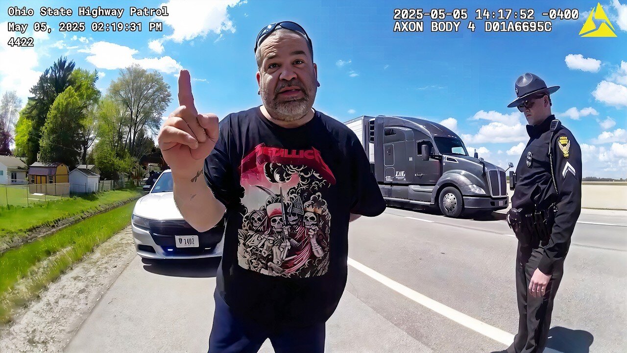 Drunk Semi Driver Poops His Pants on Traffic Stop