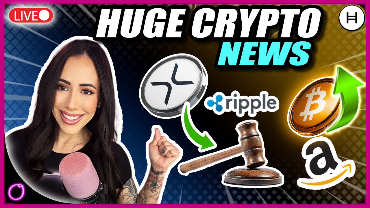RIPPLE CASE IS OVER - HUGE FIRM INTEGRATES XRP FOR PAYMENTS - BITCOIN FLIPS AMAZON
