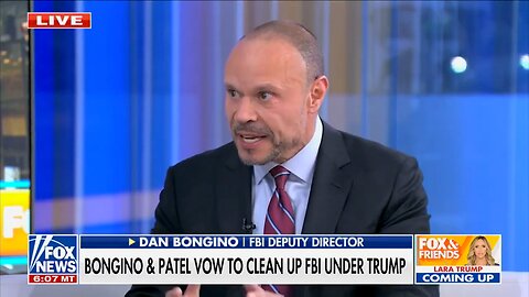 FBI Director Dan Bongino There Is Video Evidence Epstein Killed Himself