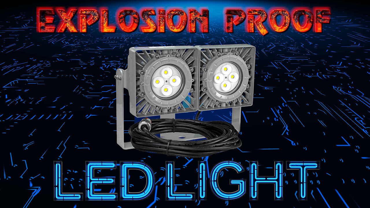 Explosion Proof LED Flood Light Fixture - C1D2, C2D1/C2D2 - Serviceable Junction Box