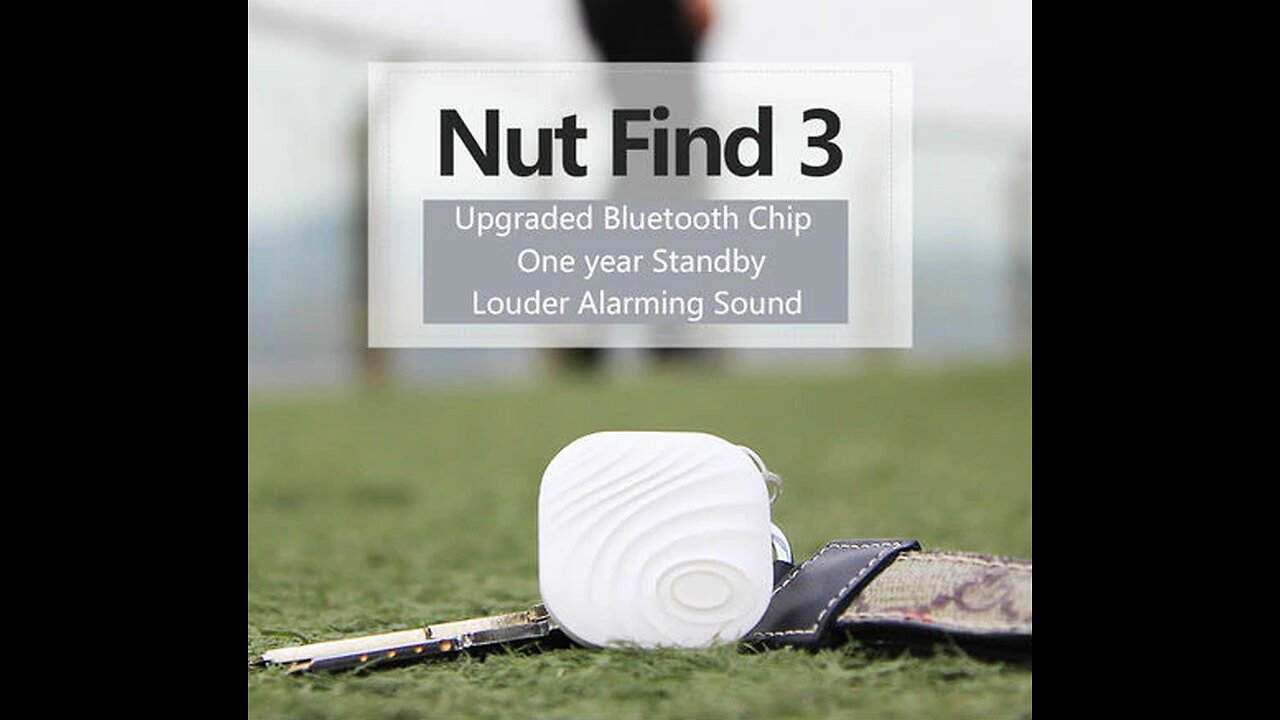 Nut Find 3 -- Bluetooth GPS Smart Tracking Finder, No More Loss