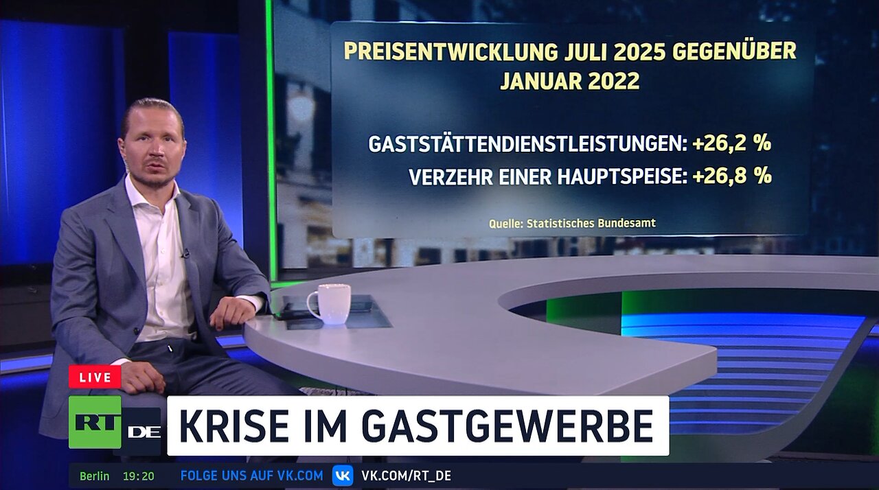 Essen gehen deutlich teurer: Gaststättenpreise seit Januar 2022 um über 26 Prozent gestiegen