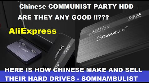 Opening 1TB HDD Somnambulist Aliexpress hard drive 35 EUROS