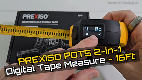 PREXISO PDT5 Digital Tape Measure Review — 16ft Rechargeable 2-in-1 Smart Measuring Tool