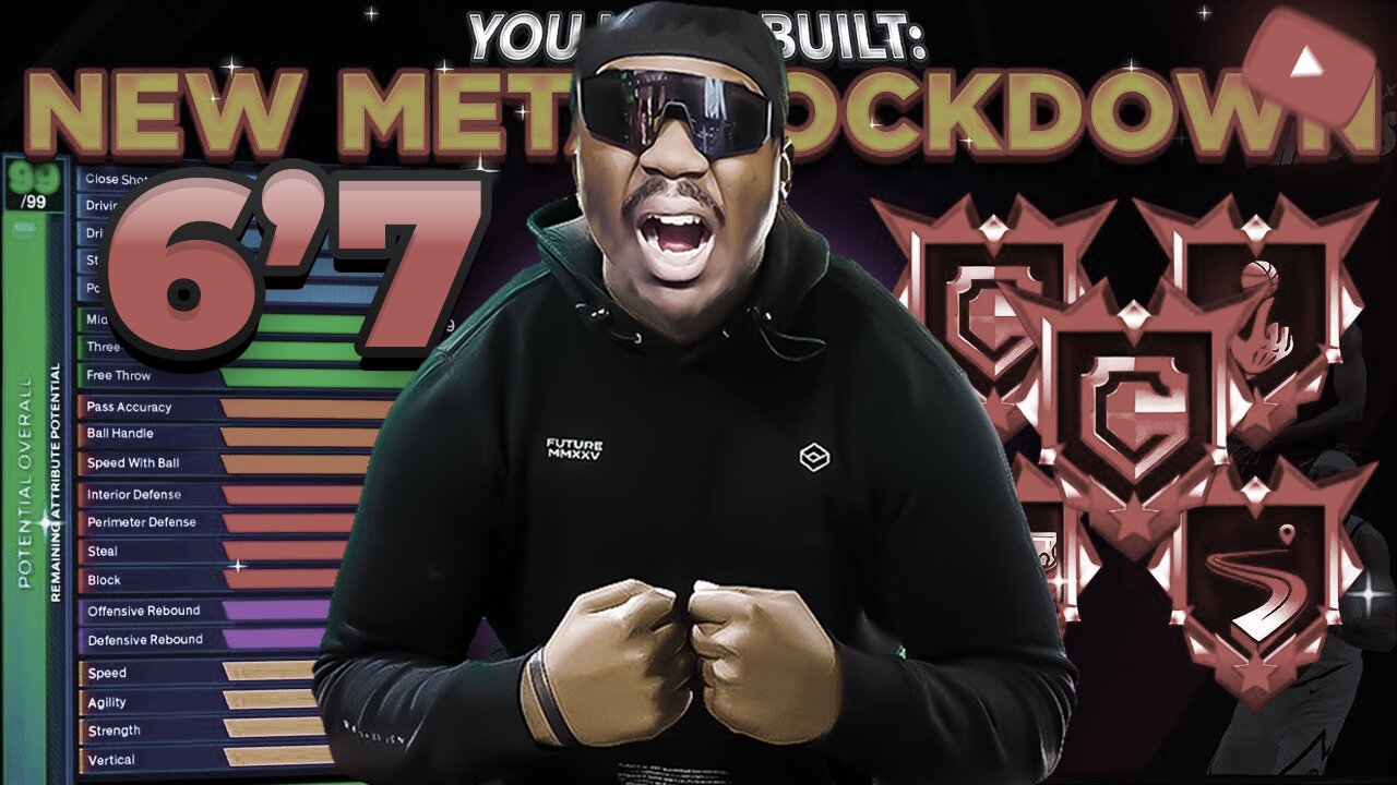 🚨🔴LIVE - TRIPLE THREAT CHALLENGE #1 RANKED 6'10 POINT GAWD | !build !cam !join !member !psn