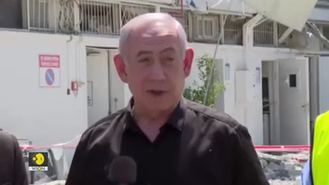 Netanyahu visits Soroka hospital in Beersheba after Iranian strike | Gaza you SOB