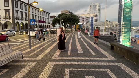 LIVE: Ponta Delgada Walk cloudy Sunday afternoon, Sao Miguel Azores Portugal - 20.07.2025 #IRL