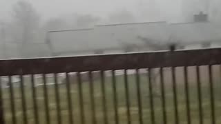 Tornado passed by my boyfriends house
