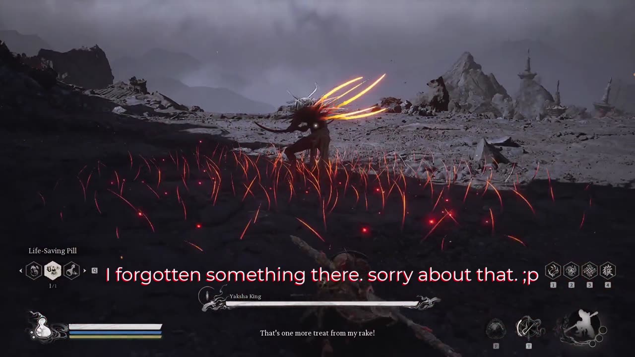 Some ppl just don't know how to stay dead. (Boss Fight - Yaksha King).