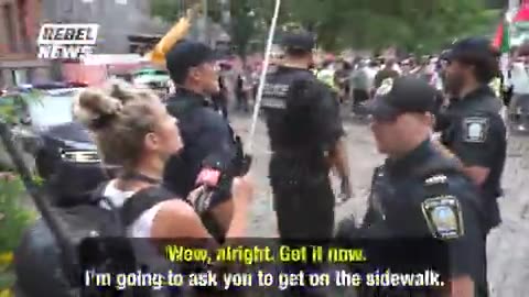 Montreal..Police..Security..For..!slam!c public prayers in front of Notre-Dame Basilica.