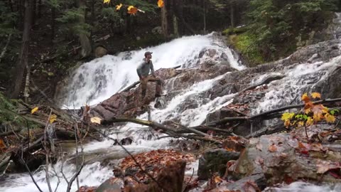 4 Days Solo Fall Camping in Heavy Rain_part5