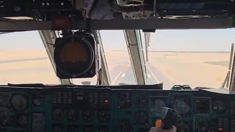 Russian IL-76 take off