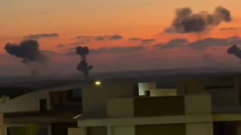 🚀📹 Israel Gaza Palestine War | IDF Attacks Captured from Sderot Resident's Window | RCF