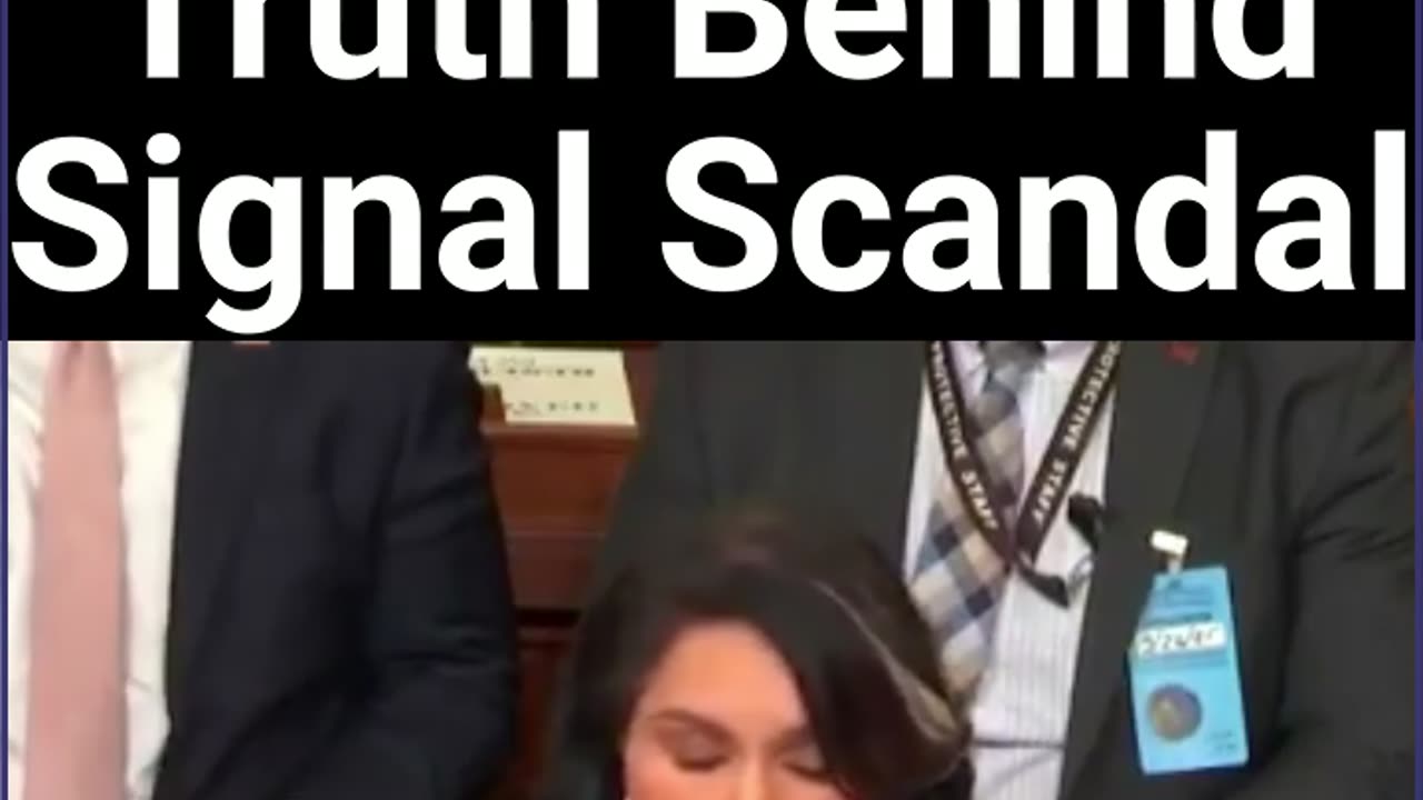 Tulsi Talks Truth Behind Signal Scandal