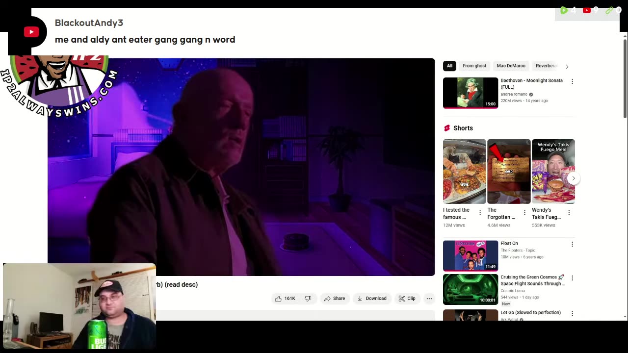 07/18/25 Blackout Andy VOD: "The royal pipe is clean-ish"