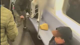 Stabbing attack in NY (disturbing footage)