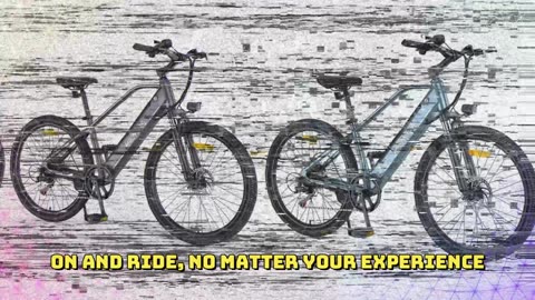 HillMiles MileTrail 1 Electric Bike 250W Motor 26" Tires, Hidden Battery Electric Bike