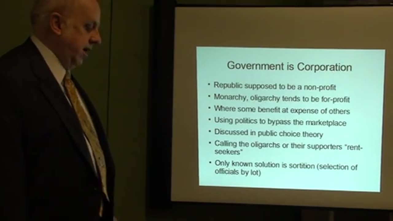 Constitutional Philosophy Jon Roland, Lecture 3, 2012 12 01