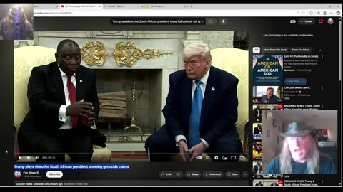 Trump meets with and plays video for South African president showing genocide claims