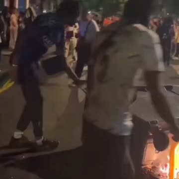 Here are criminals who are destroying Paris tonight. No surprises.