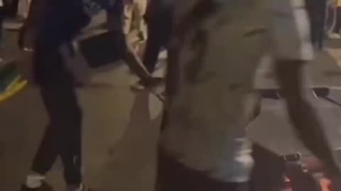 Here are criminals who are destroying Paris tonight. No surprises.