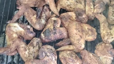 Grillin them wings