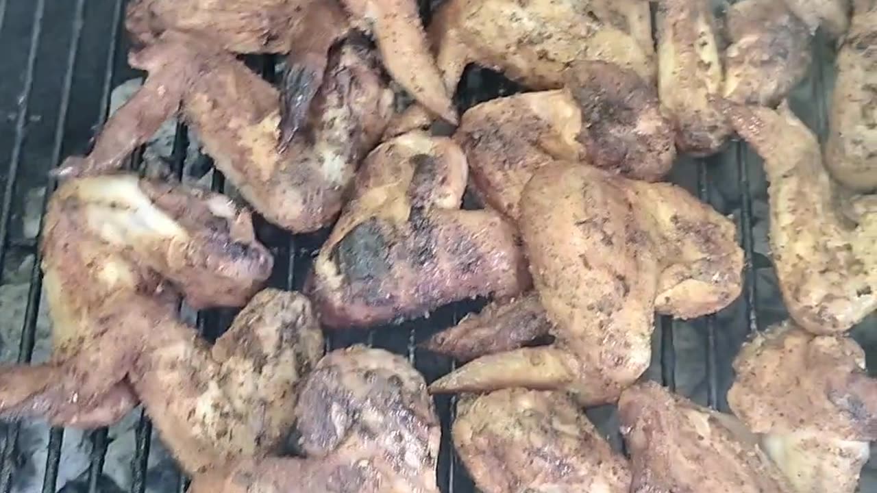 Grillin them wings