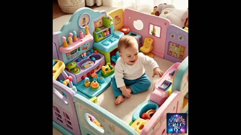 Beautiful Baby Video Playing, Laughing 01
