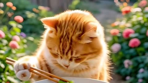 Cat food reviews on the video of the