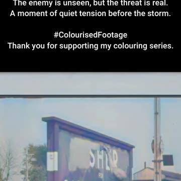 A Nation on Alert England Removes 50,000 Signs #ColourisedHistory